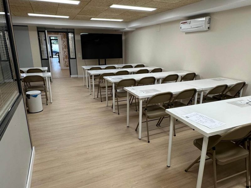 sala de formacion y catas training room